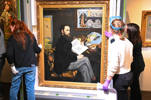 Emile Zola, portrait de l'écrivain par Manet 