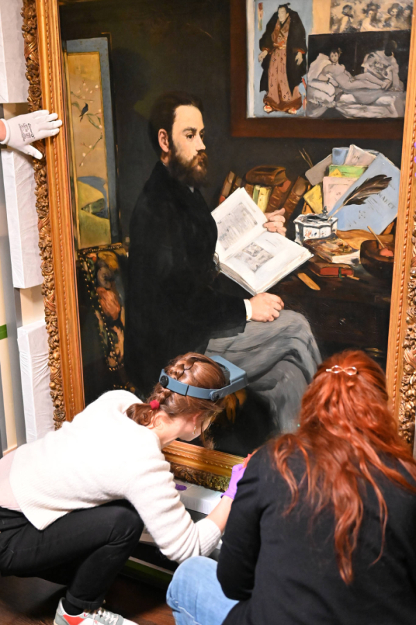 Emile Zola, portrait de l'écrivain par Manet