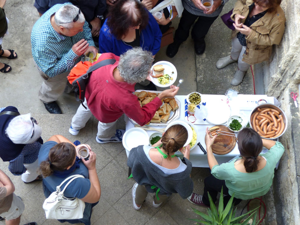 Soirée gourmande dans le jardin