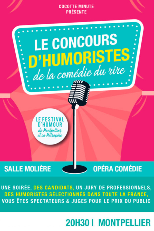 Affiche du concours d'humoristes