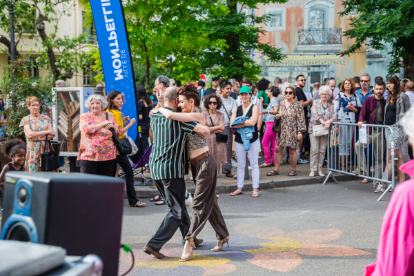 Tango des danseurs du @Studio de la Nef, et visite du local