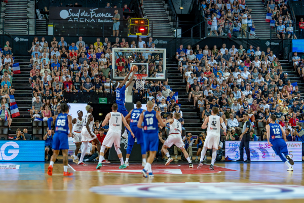 Match de basket France Allemagne