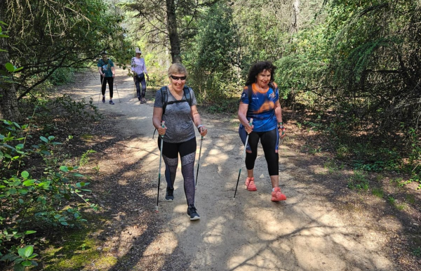 Marche nordique nature avec le club Canisport & Trail Running d'Occitanie