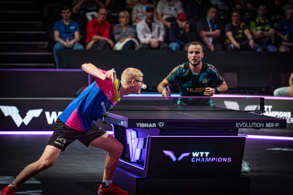Félix Lebrun avait battu son compatriote Simon Gauzy au premier tour 