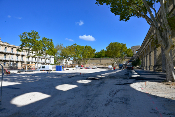 Place Max Rouquette en travaux