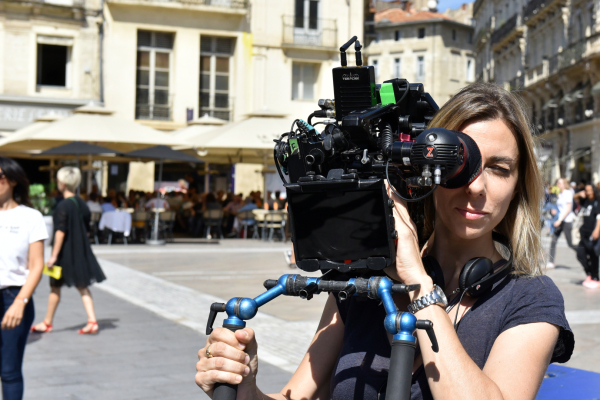 Caméra et tournage centre-ville Montpellier 