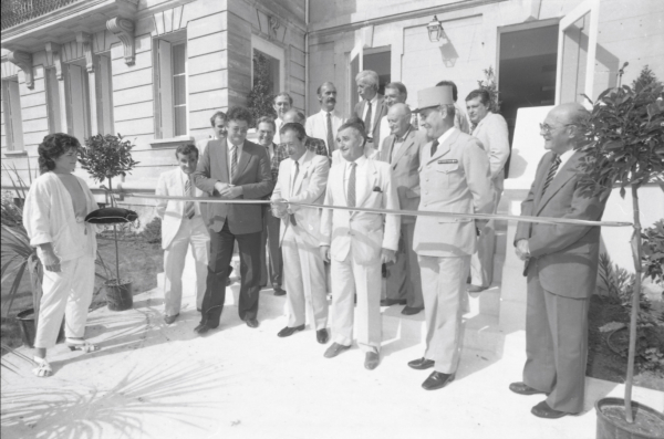 Inauguration des premiers locaux en propre du District de Montpellier en 1985