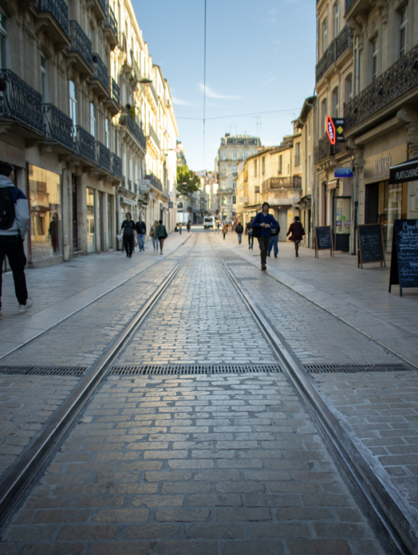 La rue du Faubourg de la Saunerie après travaux