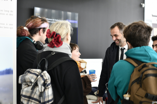 Les étudiants de l'université Paul-Valéry sont venus échanger avec le maire