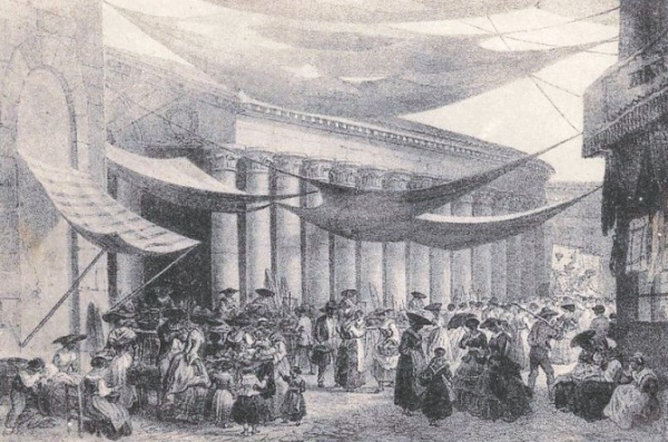 Vue de la Halle aux Colonnes