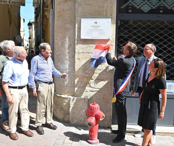 inauguration de la plaque Max Rouquette