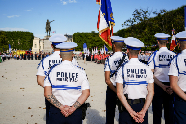 Moment solennel, place royale du Peyrou