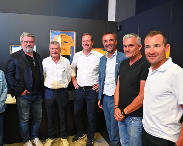 exposition Tour de France, Olivier Nicollin, Bernard Thévenet, Christian Prudhomme, Michaël Delafosse, Richard Virenque, Thomas Voeckler
