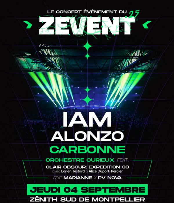 Affiche du concert d'ouverture de ZEVENT 2025 
