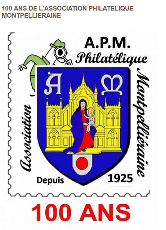 Ecusson de l'association de philatélie