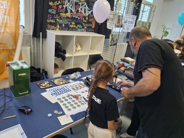 Animation atelier Fablab à la maison pour tous Albert Dubout