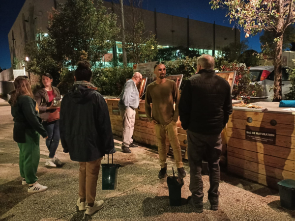 Distribution de compost