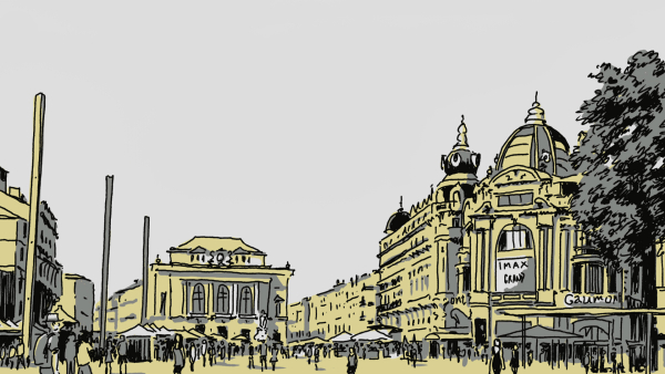 Place de la Comédie dessinée par Jordan Mechner, extrait du documentaire