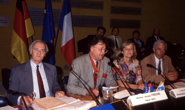 Beate Weber et Georges Frêche 