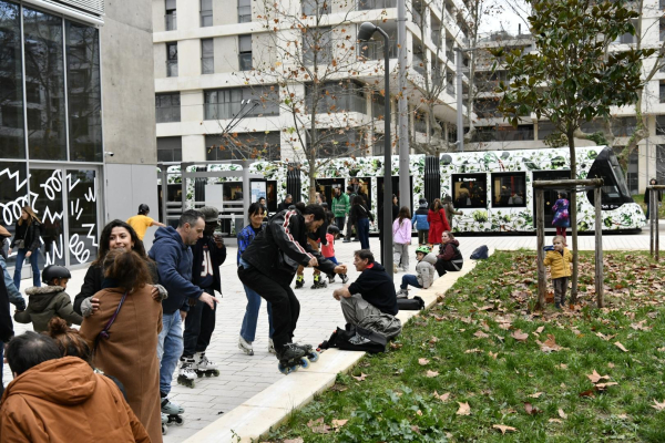 Roller party à la Cité créative