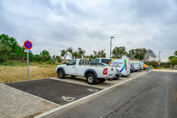 la rue réaménagée 