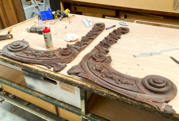 Détail de boiseries