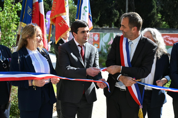 coupure officielle ruban inauguration Alphonse Cillière