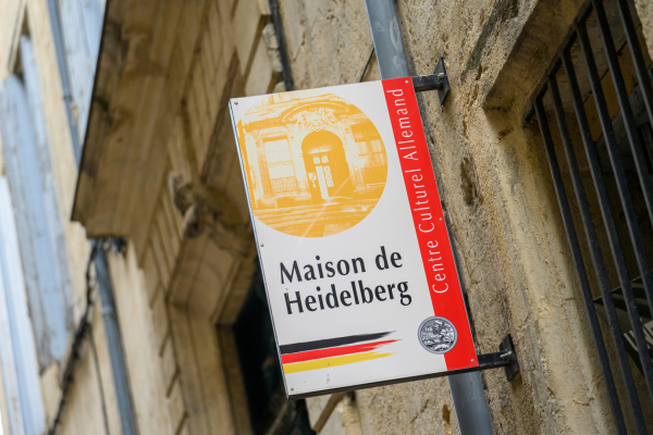 plaque anniversaire 60 ans maison de Heidelberg 