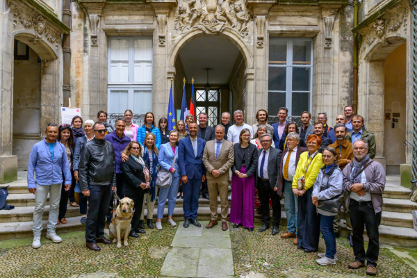 plaque anniversaire 60 ans maison de Heidelberg 