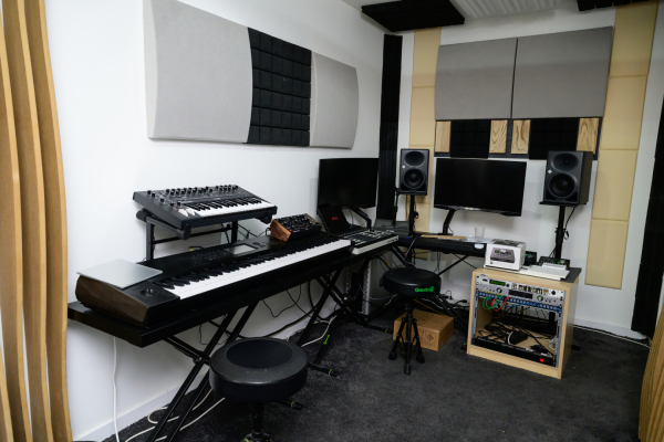 nouveau studio d'enregistrement de Mot'son pour son école de musique