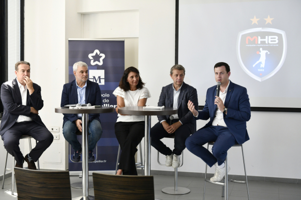 conf&eacute;rence de presse MHB F&eacute;minin