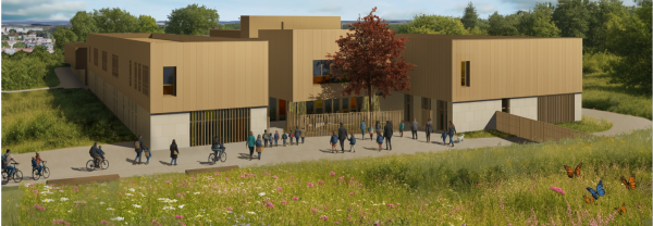 perspective architecte groupe scolaire Chevalier de la Barre / Rosa bonheur