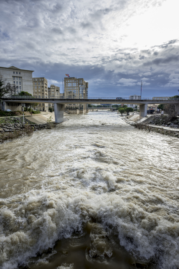 Épisode cévenol intense à Montpellier - Le lundi 22 décembre 2025, six départements du Sud de la France, dont l’Hérault, ont été placés en vigilance orange pour risques de crues ou de pluie inondation