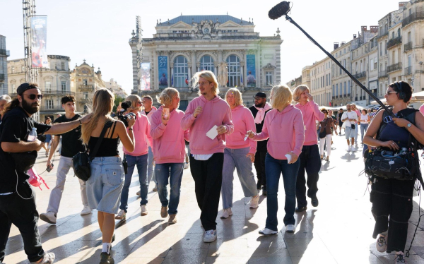 Flashmob déguisement promo à Montpellier