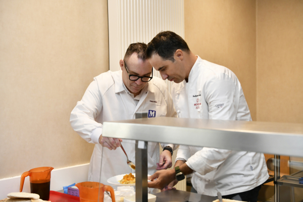 les deux chefs ensemble