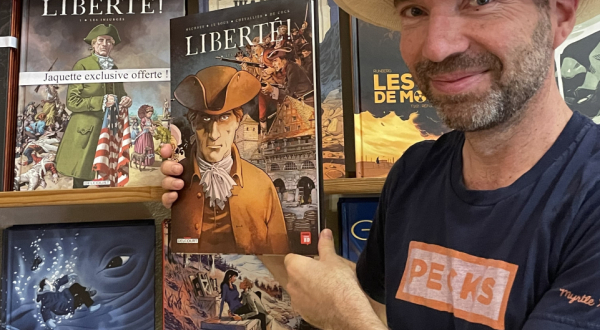 Jordan Mechner et sa nouvelle BD, récompensée aux Rendez-vous de l'histoire - Château de Cheverny 