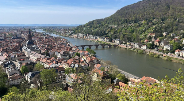 Vue aérienne de Heidelberg
