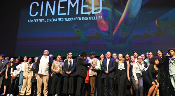 Photo du Palmarès du Cinemed, les lauréats réunis sur scène