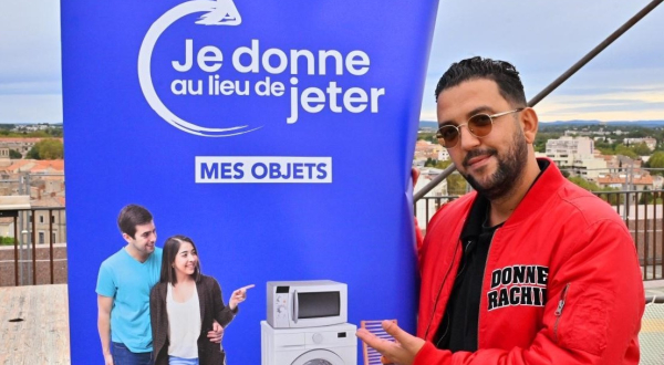 "Donne Rachid", l'égérie de "Je donne au lieu de jeter" dans la métropole