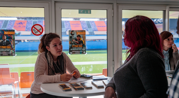 Comme l'an passé, les loges du stade de la Mosson accueillent les Rencontres pour l'Emploi