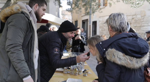 le marché aux truffes