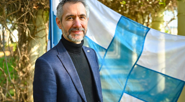 Joan Da Silva, consul honoraire de Finlande à Montpellier 