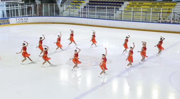 Team Odyssee du MMM Sports de Glace aux Masters Villard de Lans