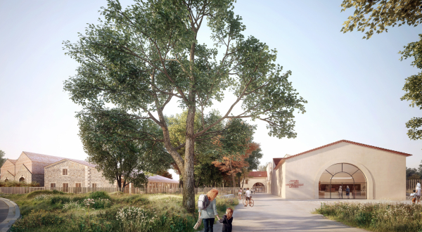 perspective d'architecte du projet de rénovation du site Lattara musée Henri Prades
