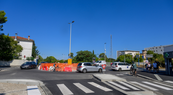 Vue du rond-point