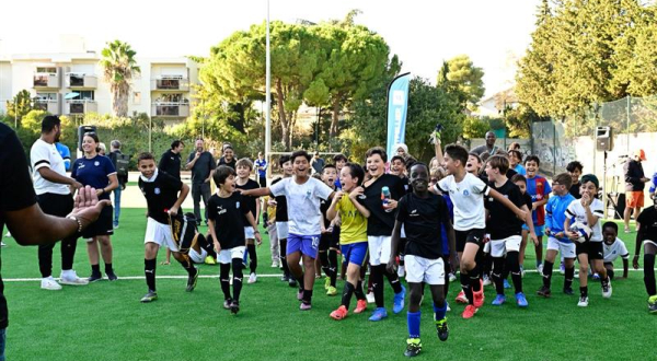 Jeunes joueurs du stade Lunaret