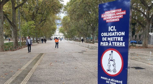 Interdiction trottinettes