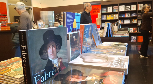 Visuel intérieur librairie musée Fabre