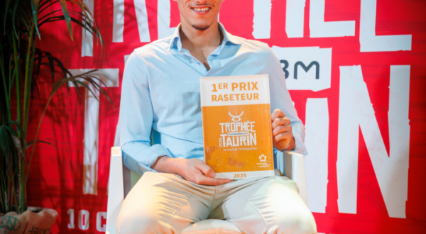 Le raseteur Ismael Oukharti, vainqueur du Trophée taurin 3M 2025, récompensé le 6 février dernier à Pérols