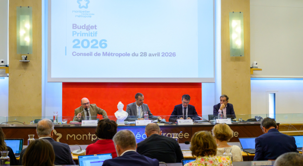 Présentation du budget primitif 2026 lors du conseil de Métropole du 28 avril